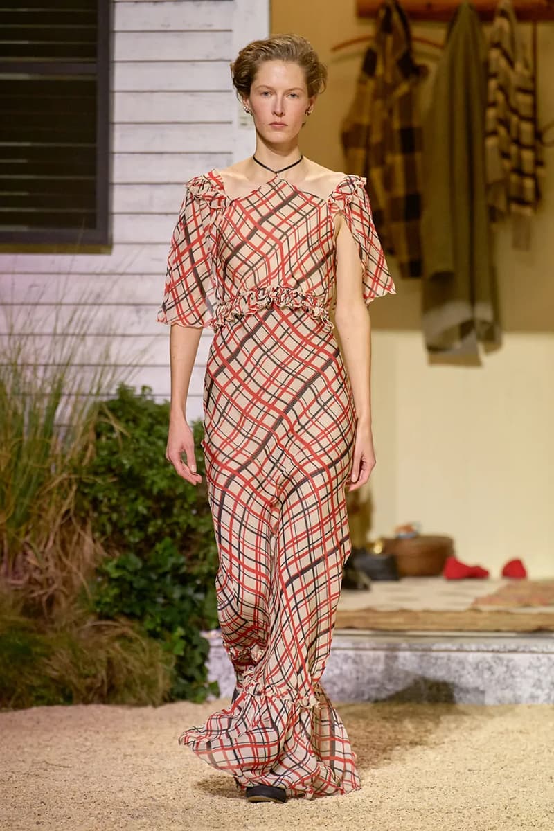 BODE fall winter men's paris fashion week emily bode runway