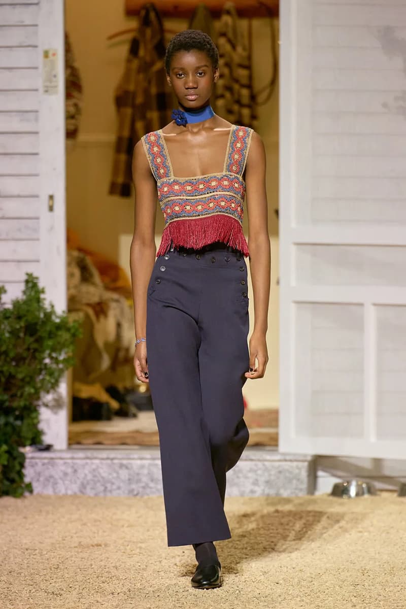 BODE fall winter men's paris fashion week emily bode runway