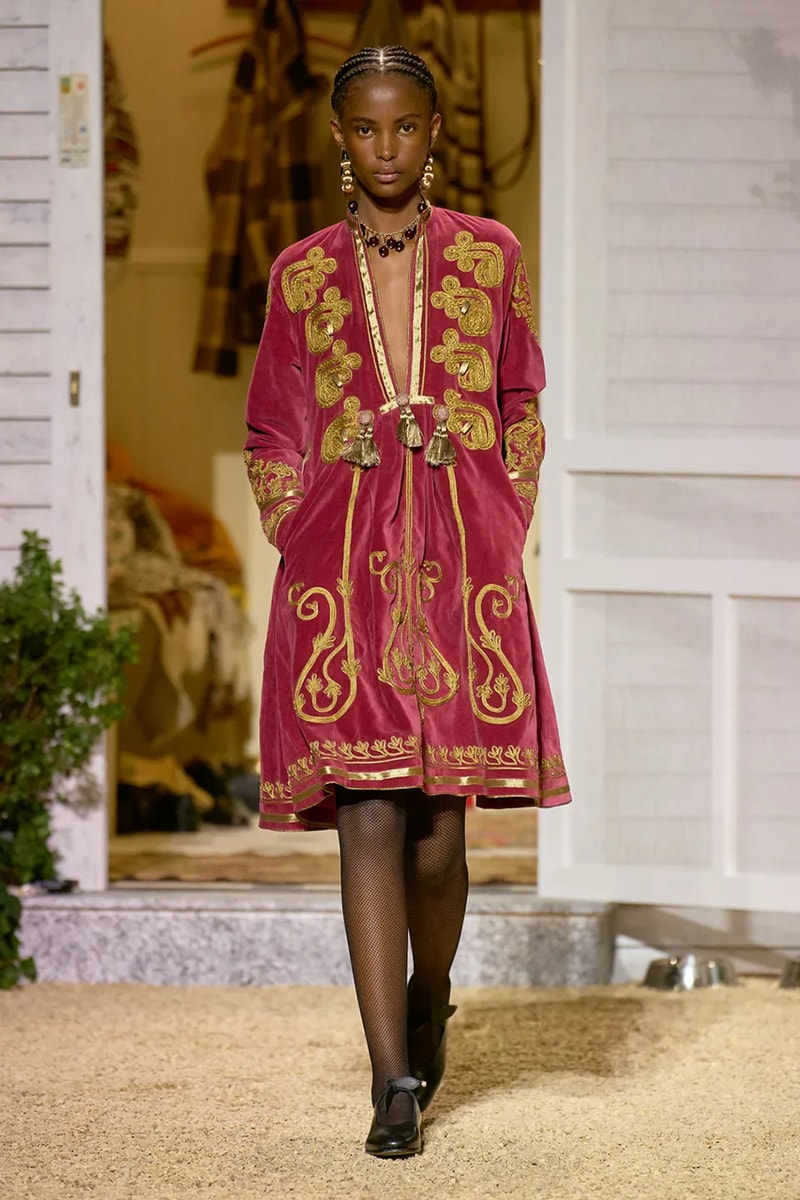 BODE fall winter men's paris fashion week emily bode runway