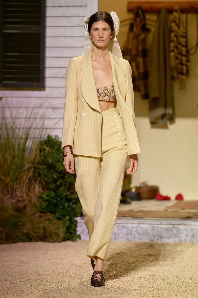 BODE fall winter men's paris fashion week emily bode runway