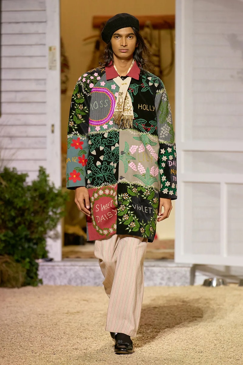BODE fall winter men's paris fashion week emily bode runway