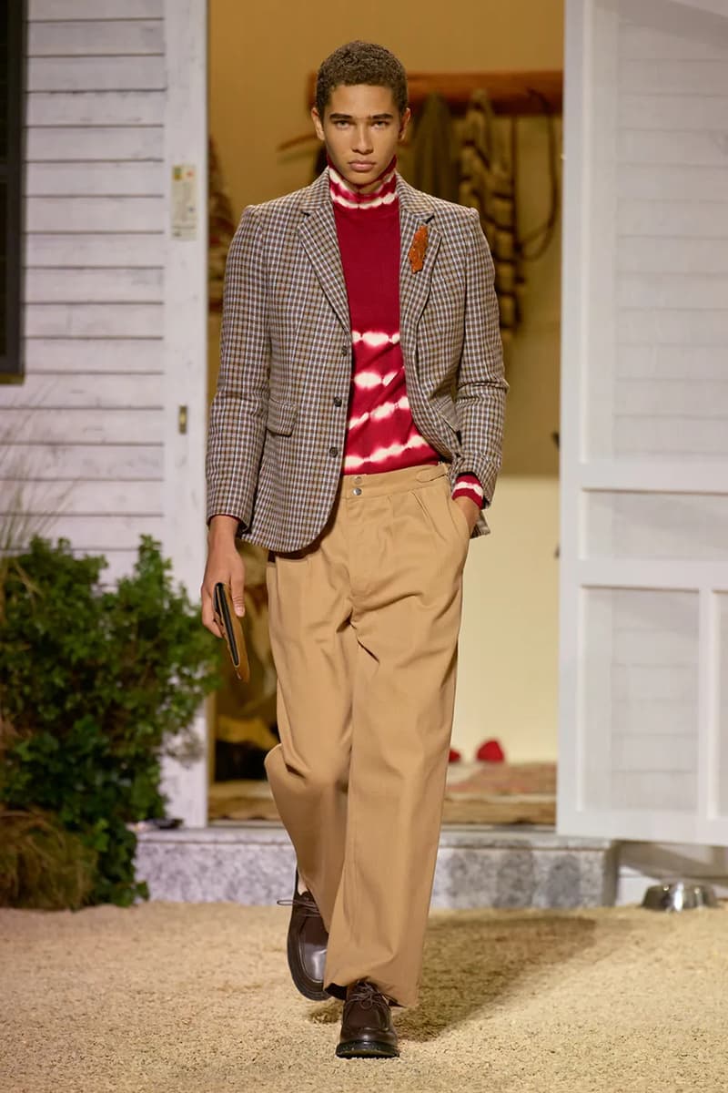 BODE fall winter men's paris fashion week emily bode runway