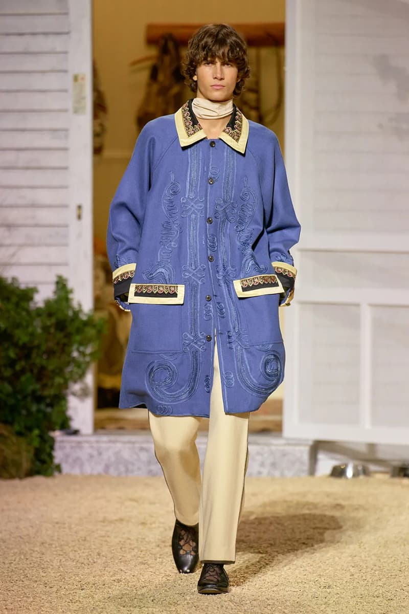 BODE fall winter men's paris fashion week emily bode runway