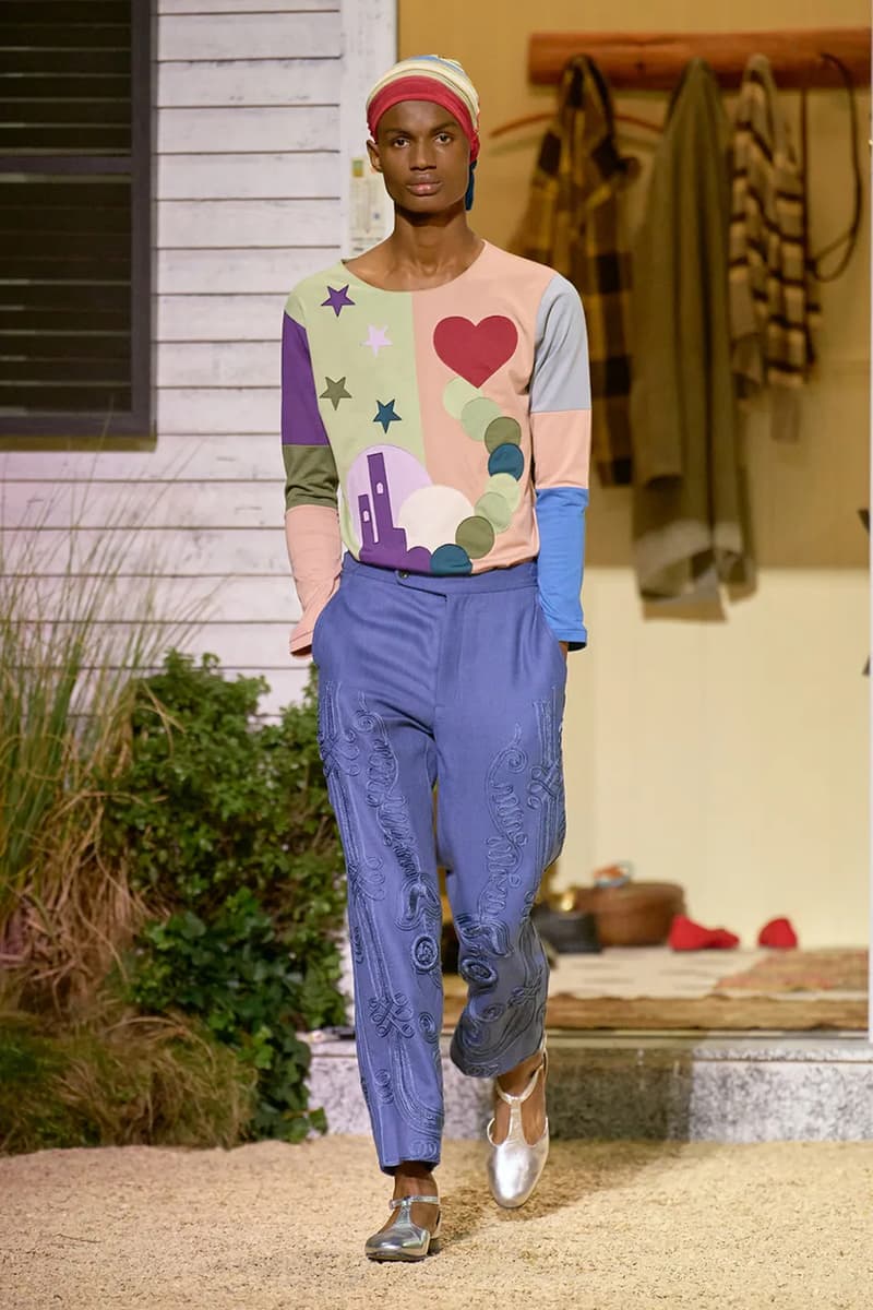 BODE fall winter men's paris fashion week emily bode runway