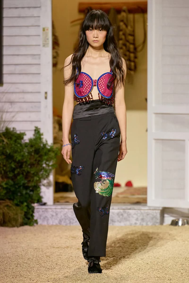 BODE fall winter men's paris fashion week emily bode runway