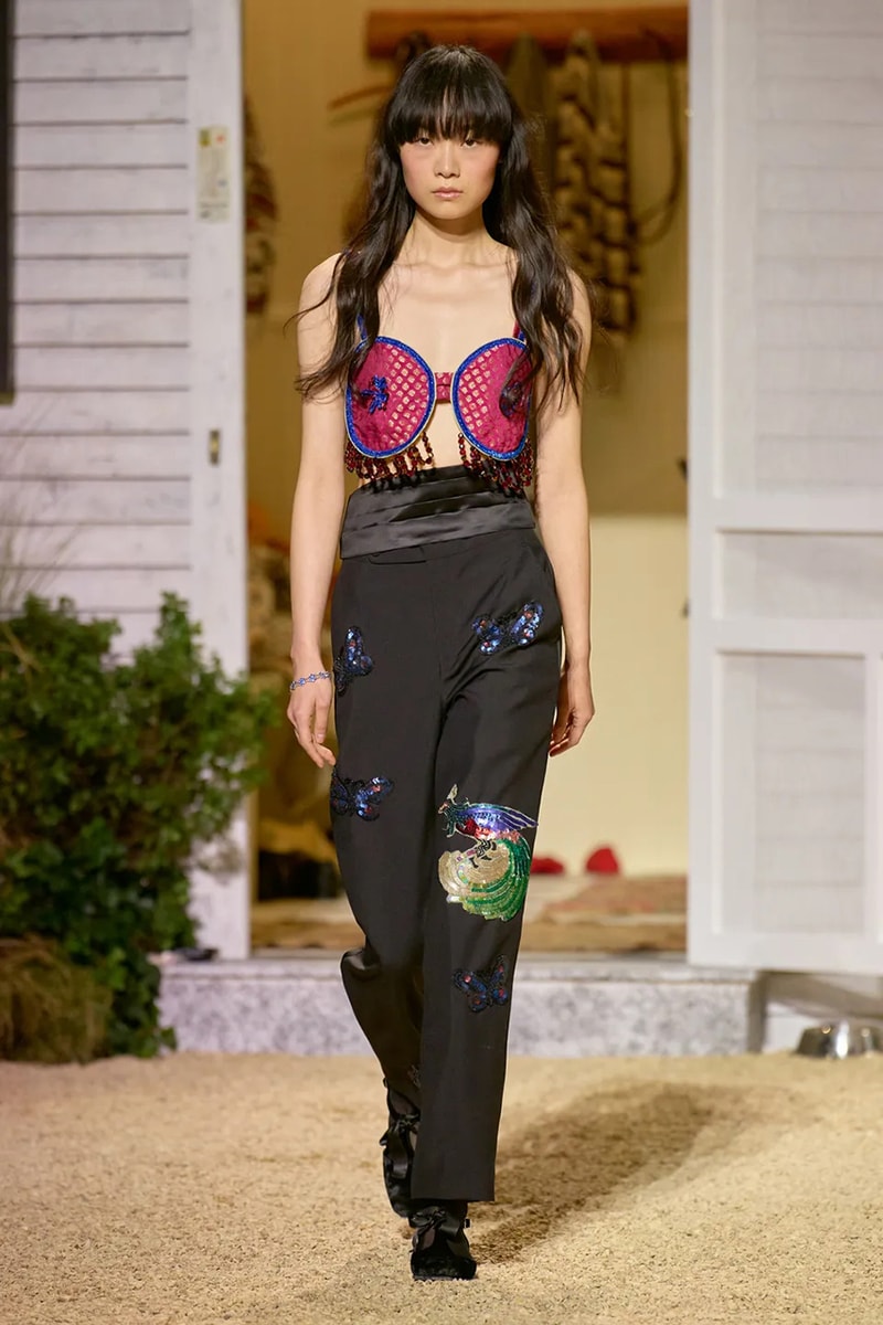 BODE fall winter men's paris fashion week emily bode runway