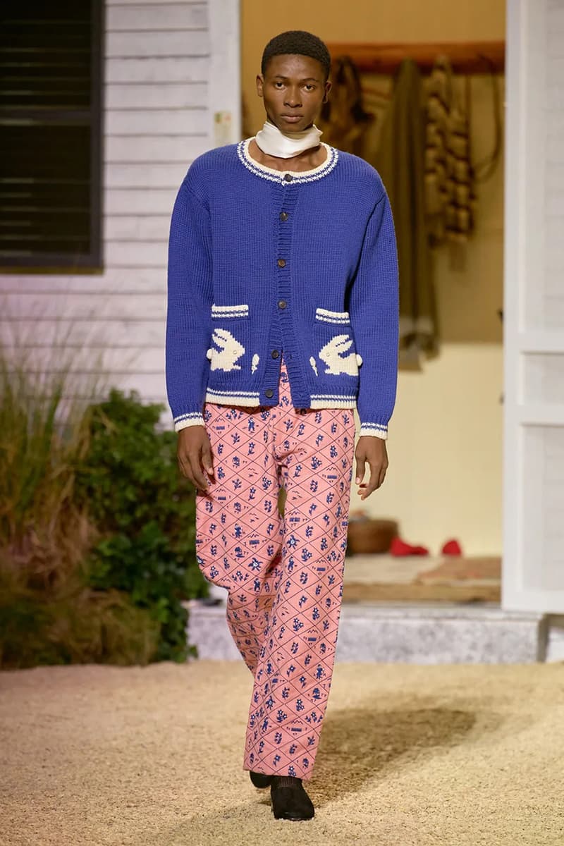 BODE fall winter men's paris fashion week emily bode runway