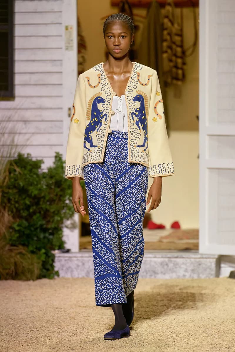 BODE fall winter men's paris fashion week emily bode runway