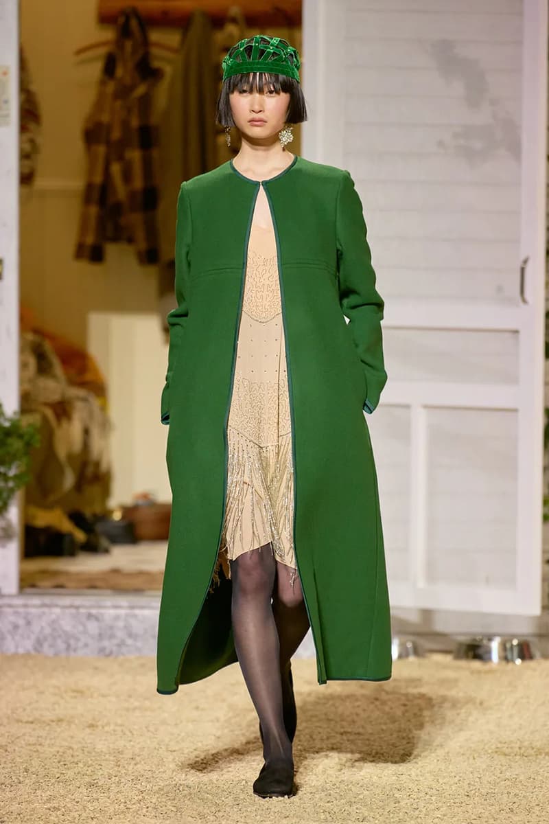 BODE fall winter men's paris fashion week emily bode runway