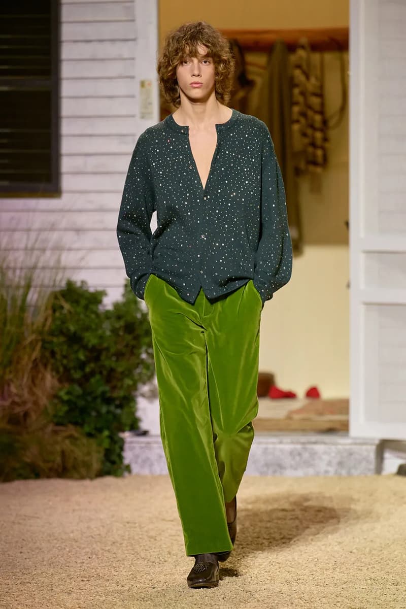 BODE fall winter men's paris fashion week emily bode runway