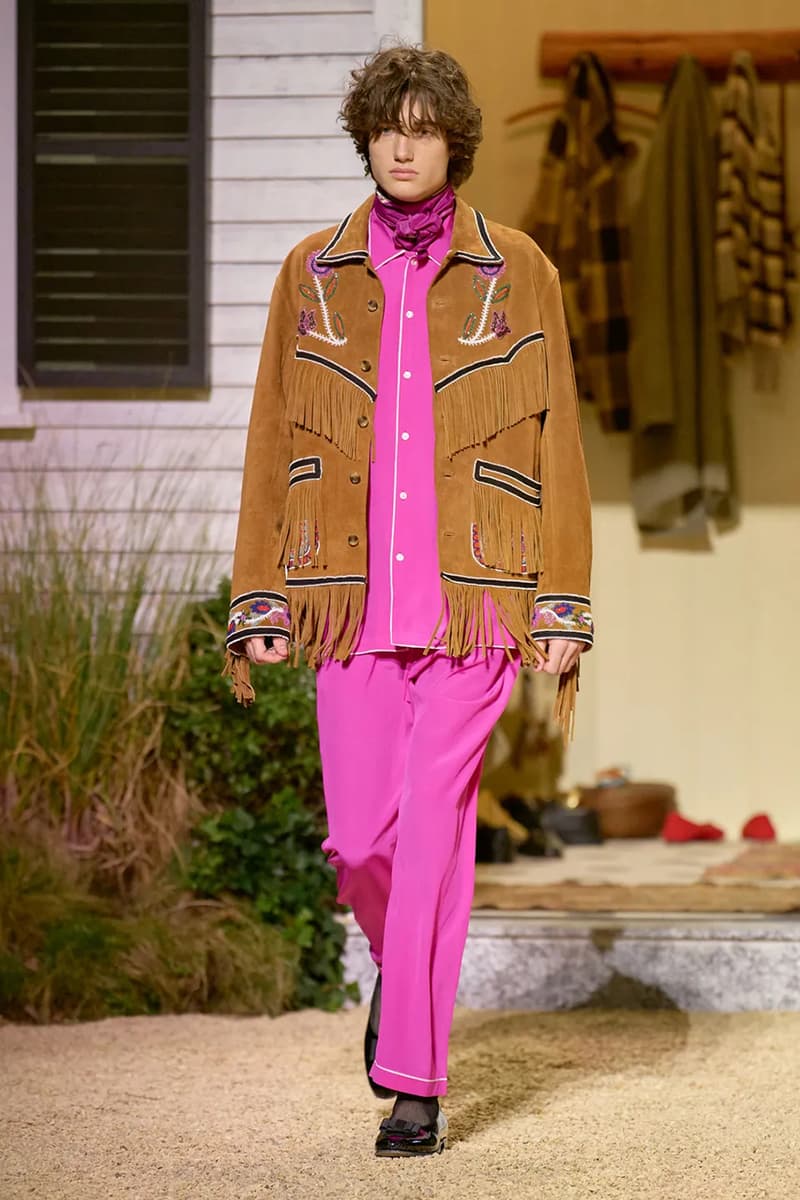 BODE fall winter men's paris fashion week emily bode runway