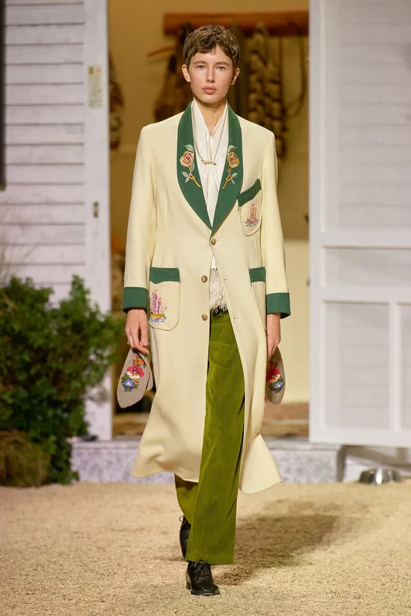 BODE fall winter men's paris fashion week emily bode runway