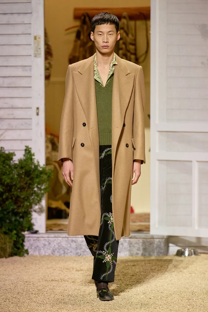 BODE fall winter men's paris fashion week emily bode runway