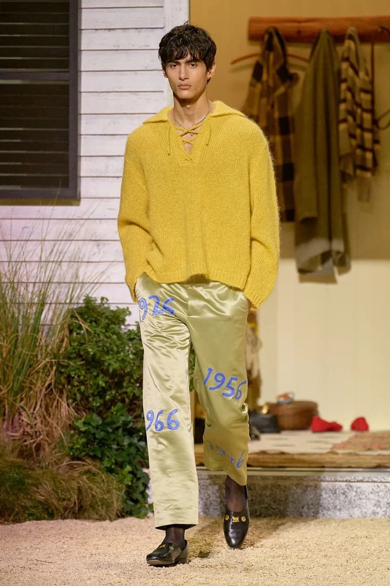 BODE fall winter men's paris fashion week emily bode runway