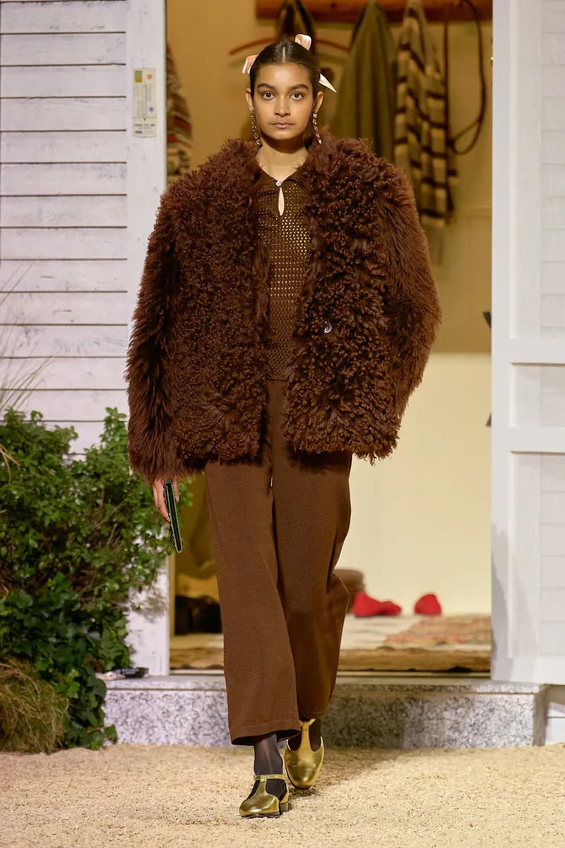 BODE fall winter men's paris fashion week emily bode runway