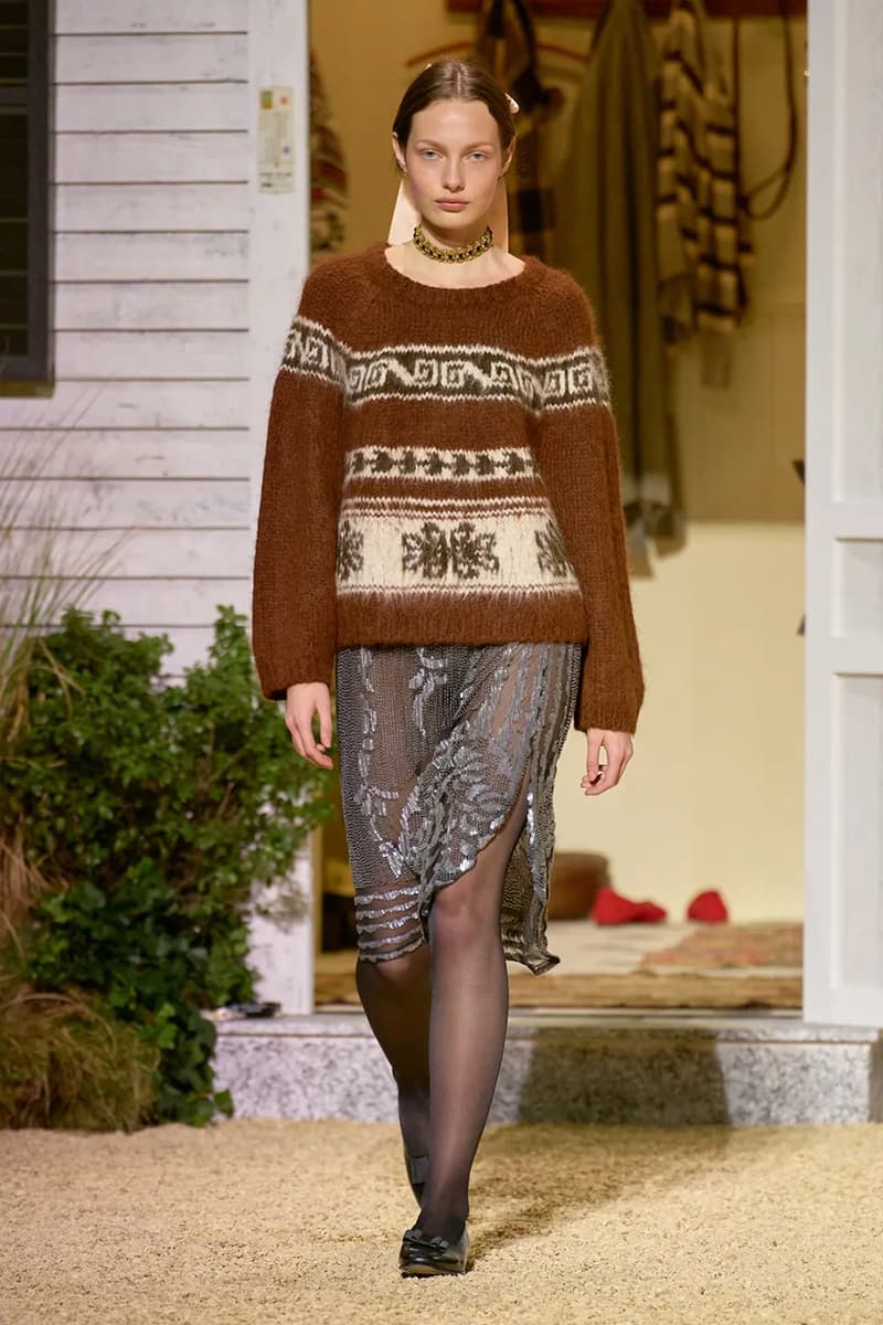 BODE fall winter men's paris fashion week emily bode runway