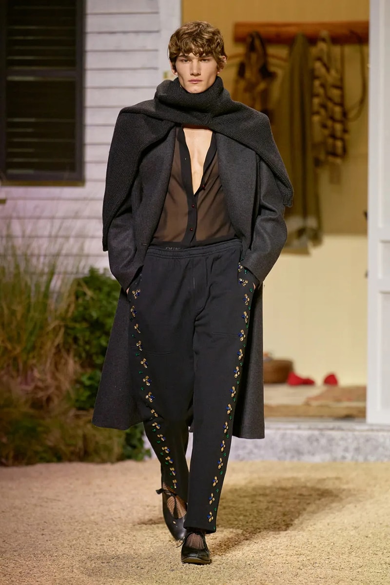 BODE fall winter men's paris fashion week emily bode runway