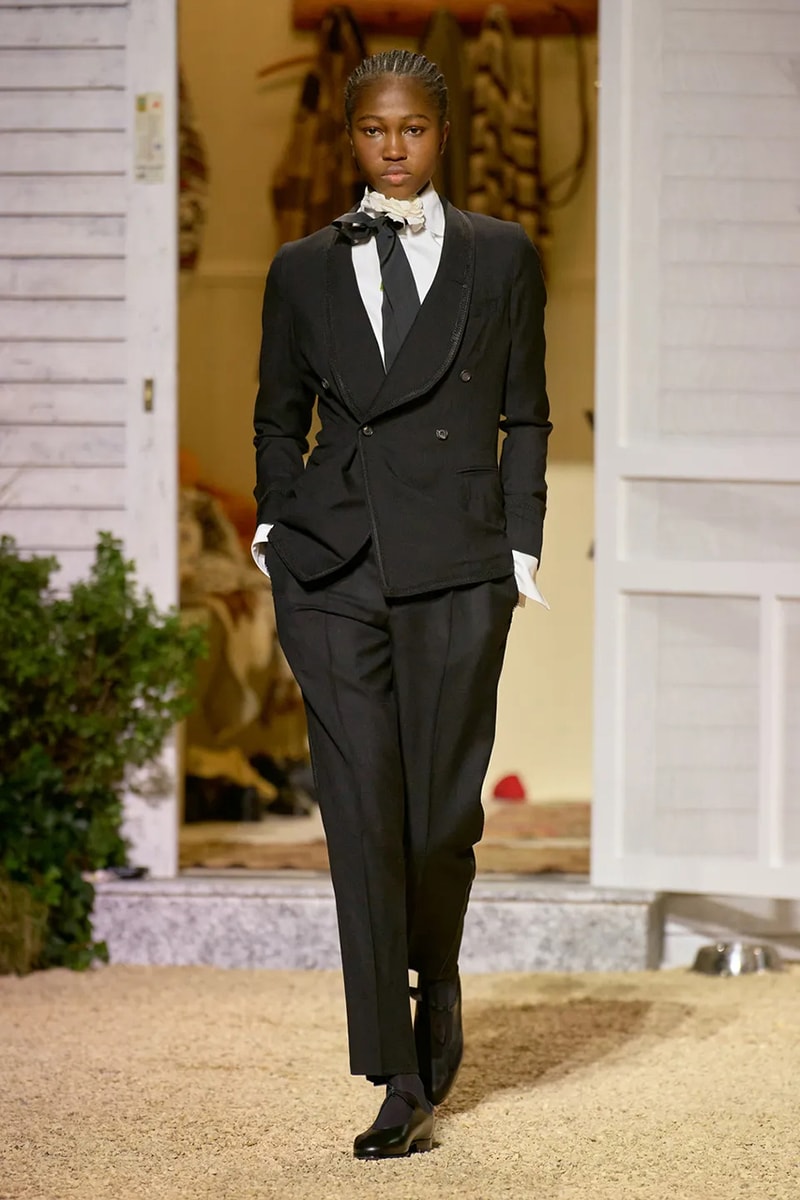 BODE fall winter men's paris fashion week emily bode runway