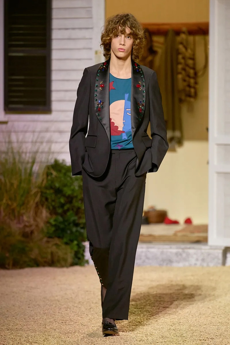 BODE fall winter men's paris fashion week emily bode runway