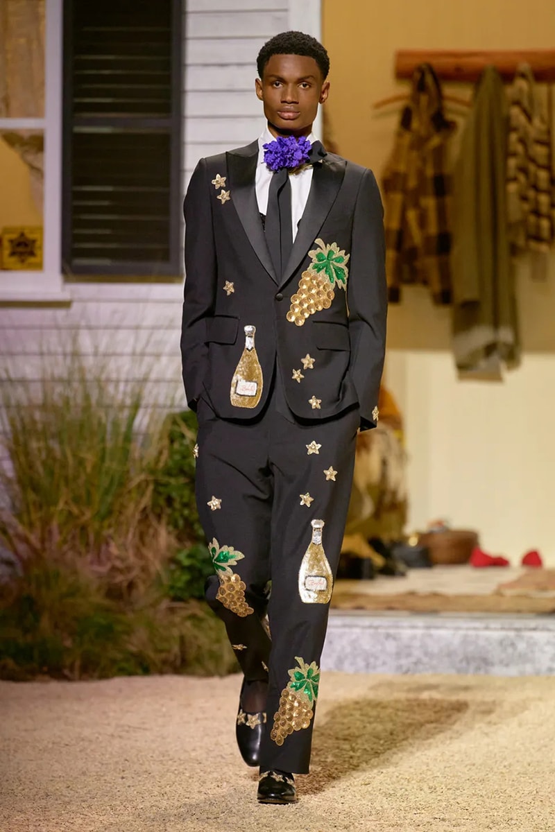 BODE fall winter men's paris fashion week emily bode runway