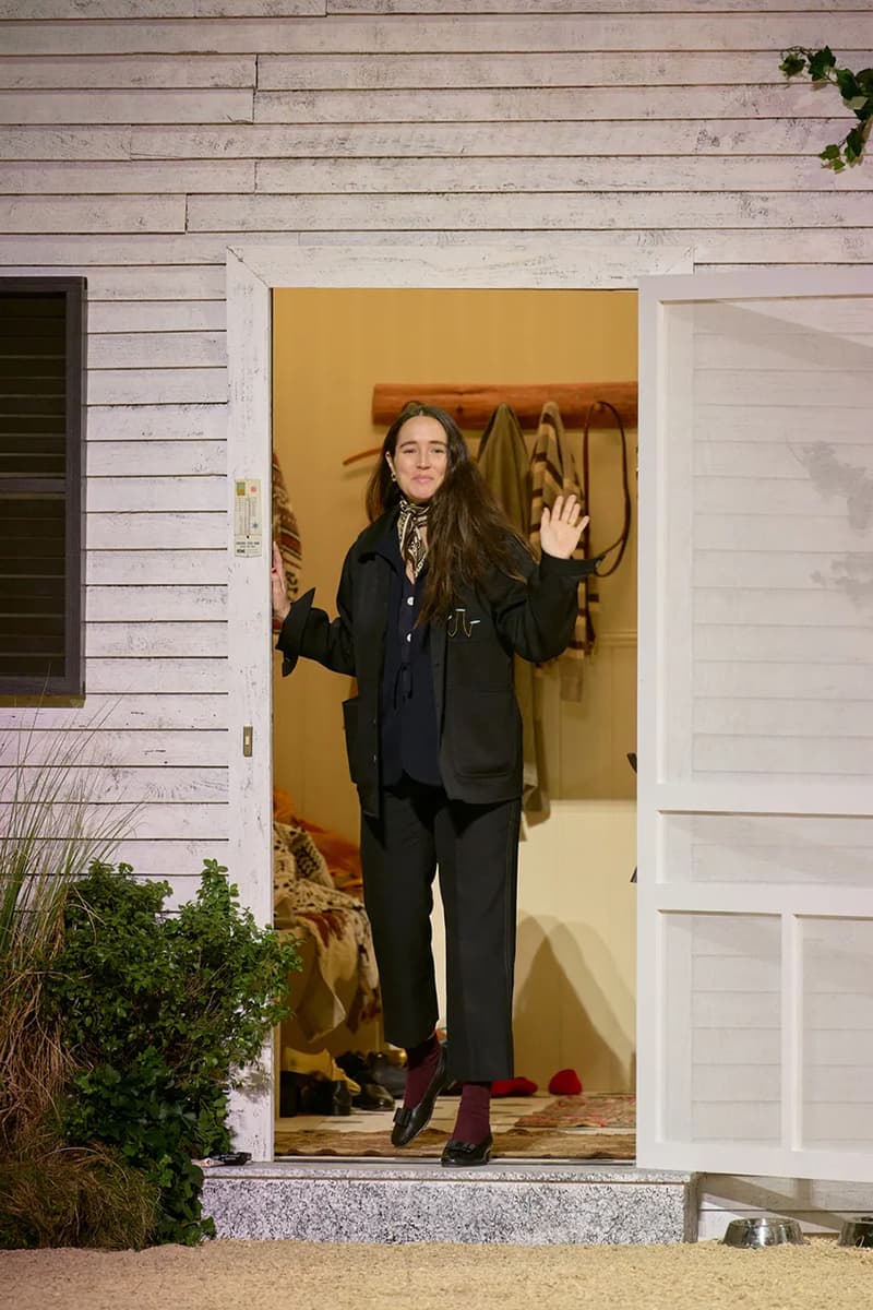 BODE fall winter men's paris fashion week emily bode runway