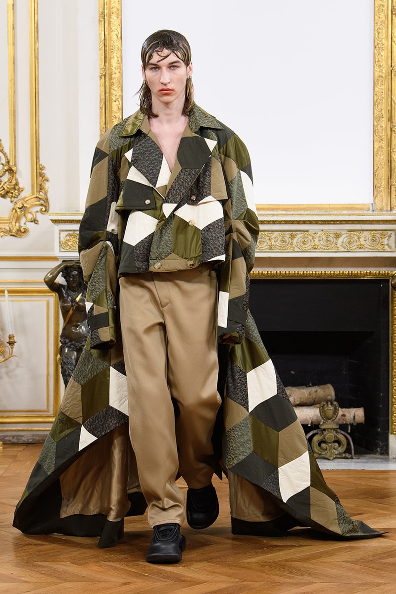 feng chen wang fall winter 2023 collection release information knots denim outerwear 