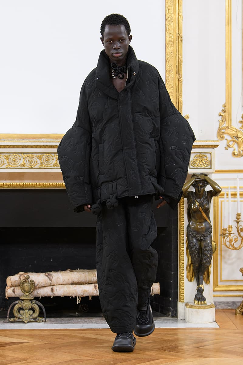feng chen wang fall winter 2023 collection release information knots denim outerwear 