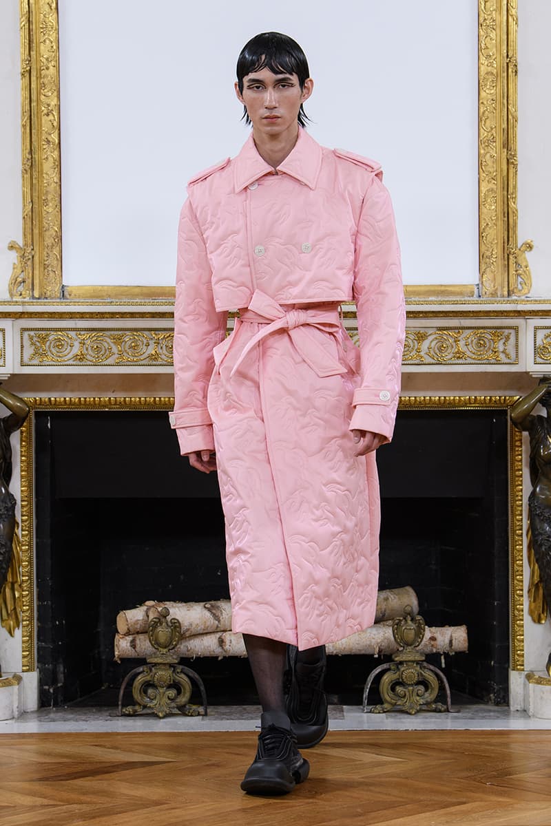 feng chen wang fall winter 2023 collection release information knots denim outerwear 