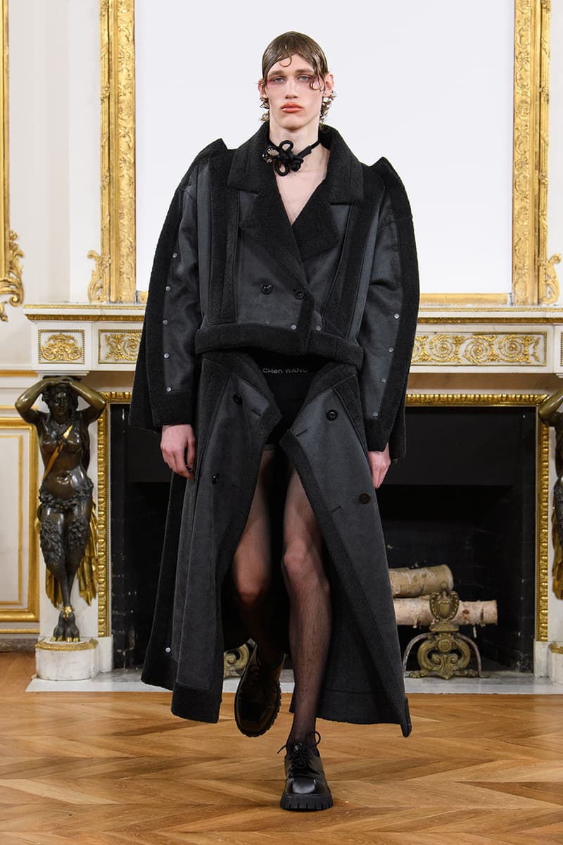 feng chen wang fall winter 2023 collection release information knots denim outerwear 