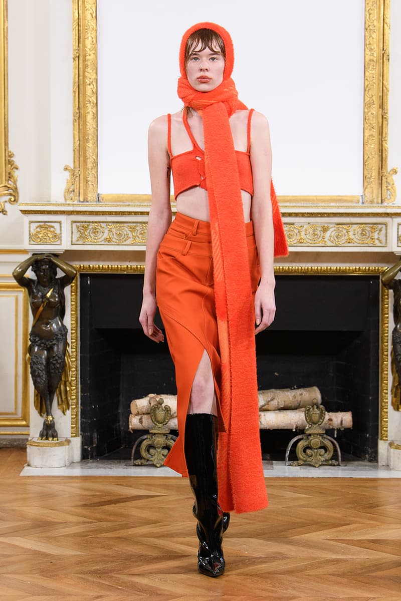 feng chen wang fall winter 2023 collection release information knots denim outerwear 