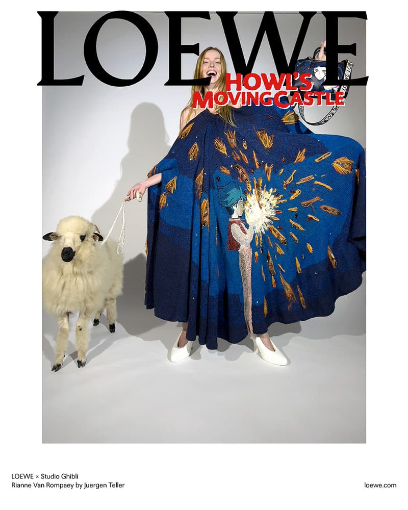 Loewe Howl's Moving Castle Studio Ghibli Collaboration Calcifer Puzzle Flamenco Bag Release Info