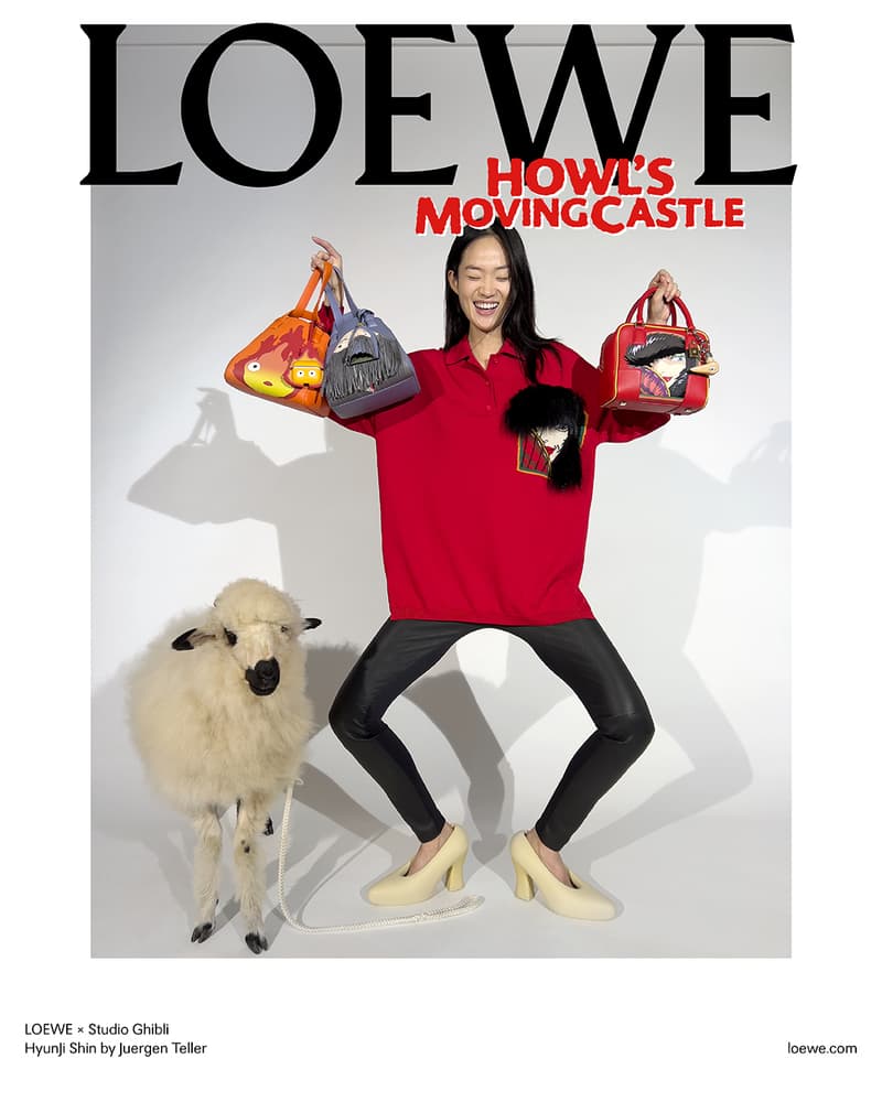 Loewe Howl's Moving Castle Studio Ghibli Collaboration Calcifer Puzzle Flamenco Bag Release Info