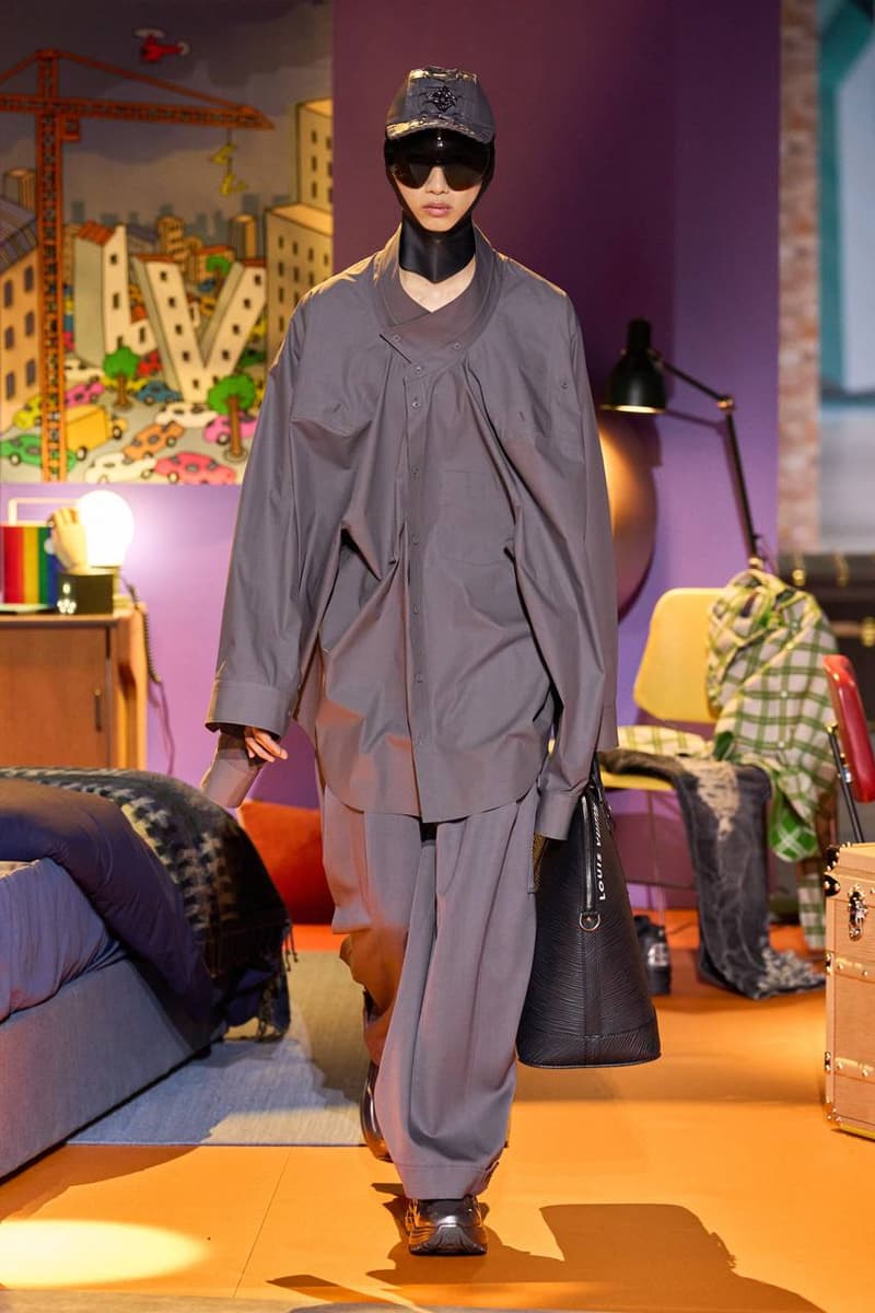 louis vuitton colm dillane fall winter menswear paris fashion week 