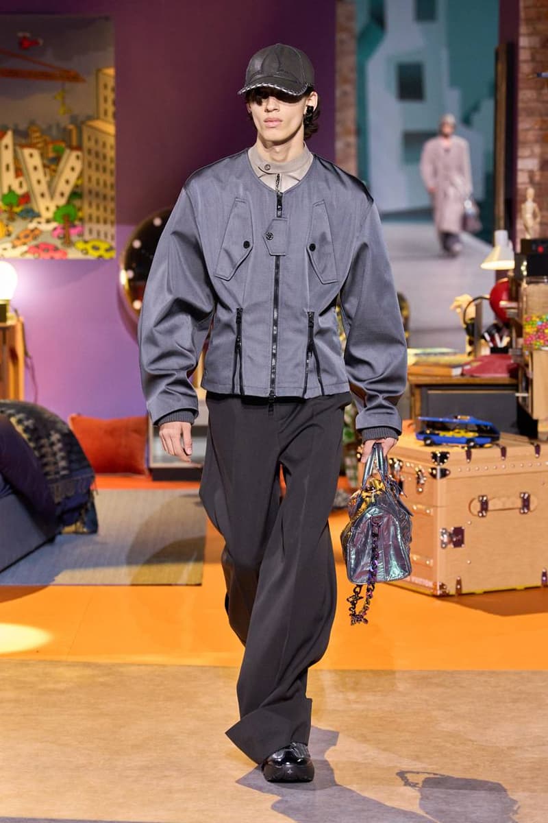 louis vuitton colm dillane fall winter menswear paris fashion week 
