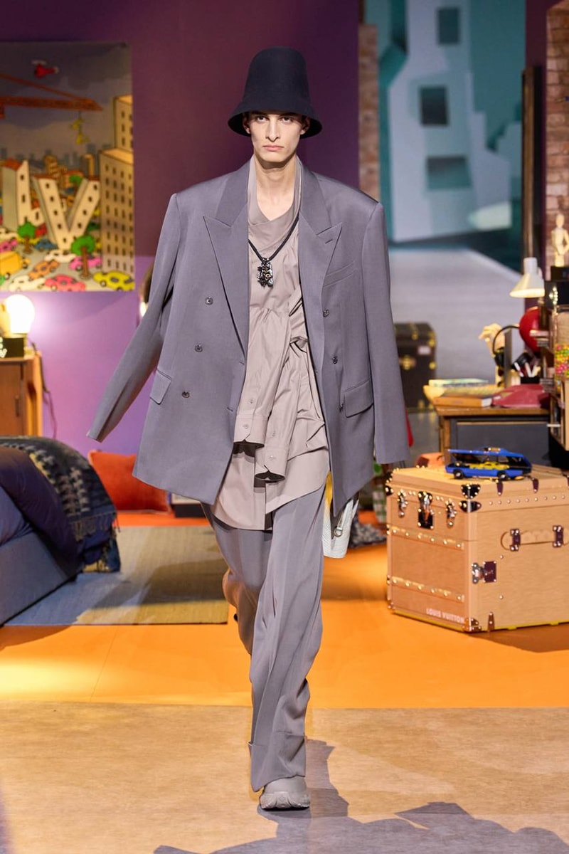 louis vuitton colm dillane fall winter menswear paris fashion week 