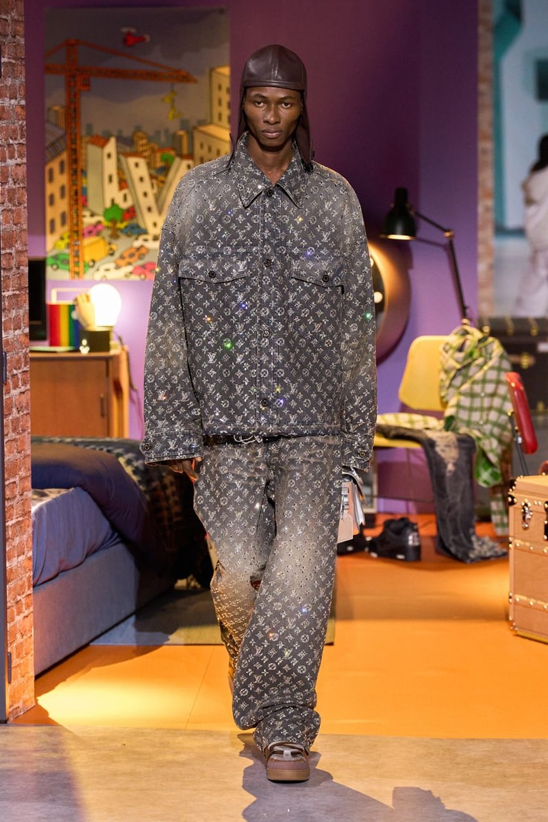 louis vuitton colm dillane fall winter menswear paris fashion week 