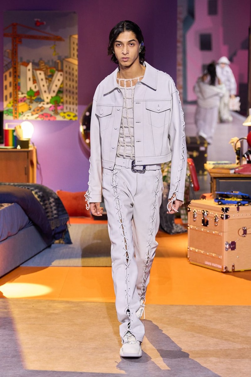 louis vuitton colm dillane fall winter menswear paris fashion week 