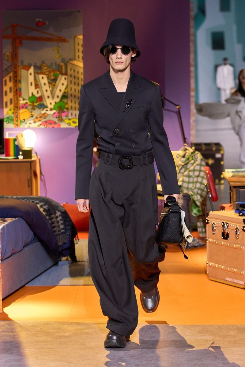 louis vuitton colm dillane fall winter menswear paris fashion week 
