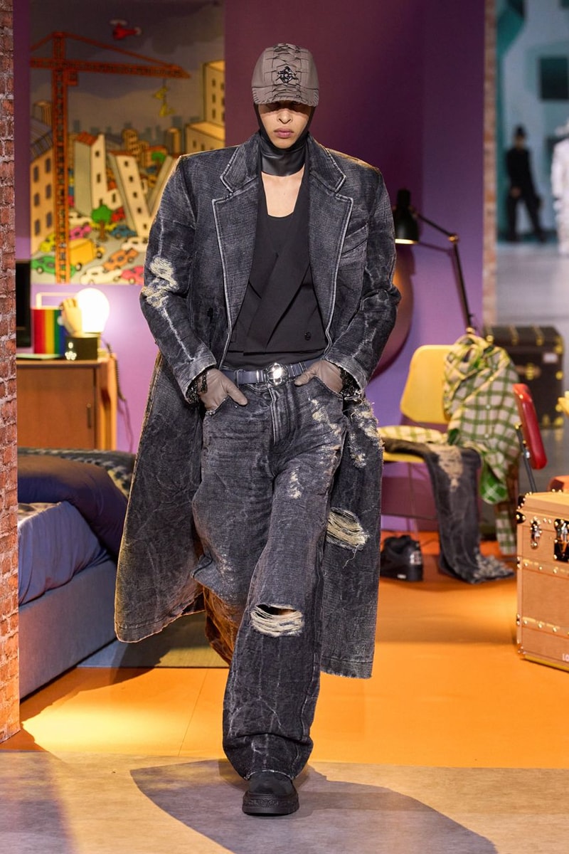 louis vuitton colm dillane fall winter menswear paris fashion week 