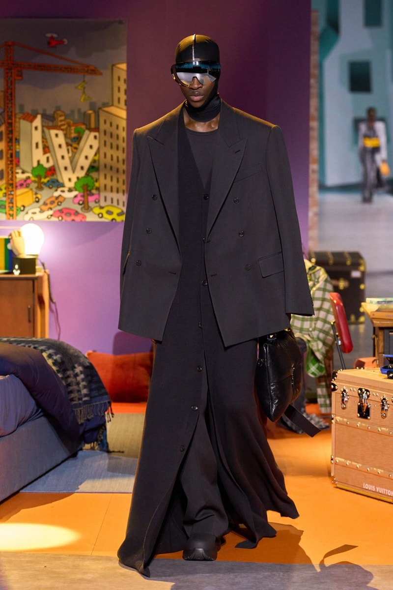 louis vuitton colm dillane fall winter menswear paris fashion week 