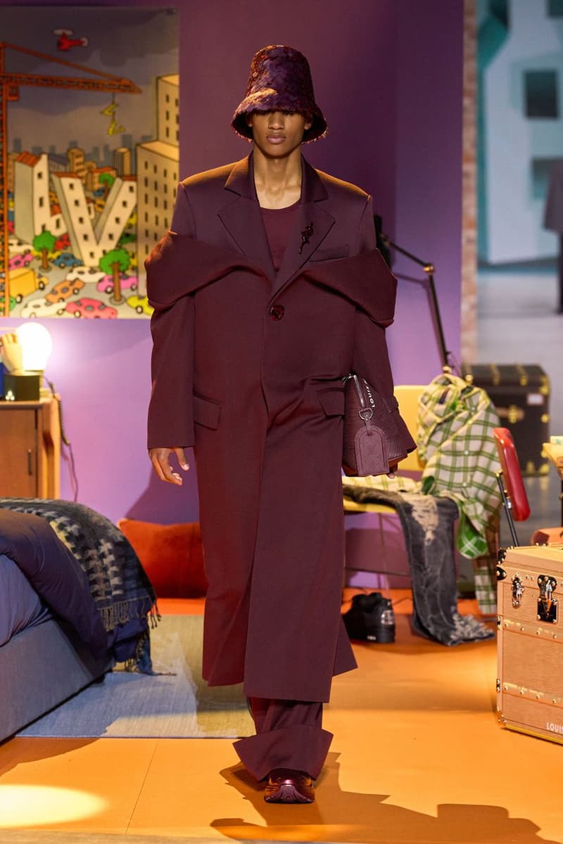 louis vuitton colm dillane fall winter menswear paris fashion week 