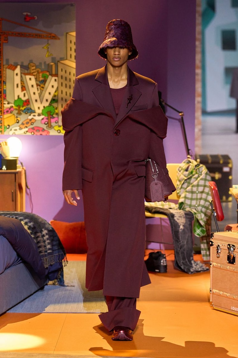 louis vuitton colm dillane fall winter menswear paris fashion week 