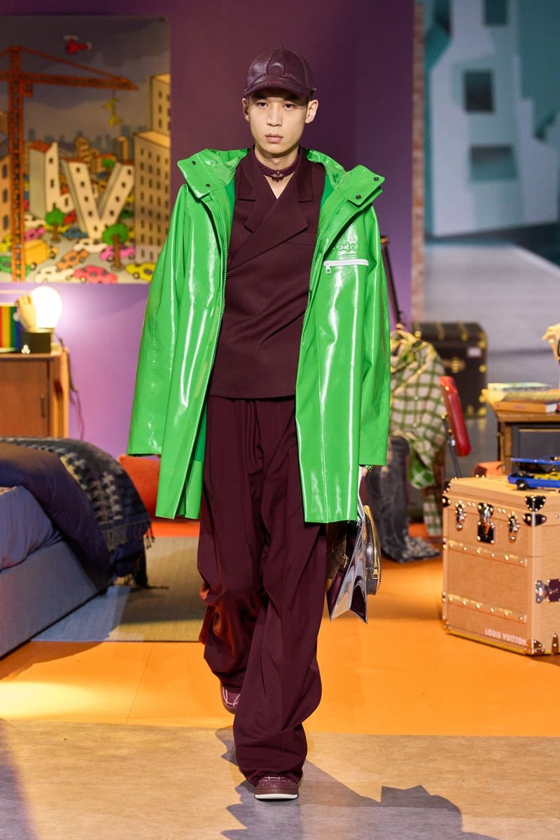 louis vuitton colm dillane fall winter menswear paris fashion week 