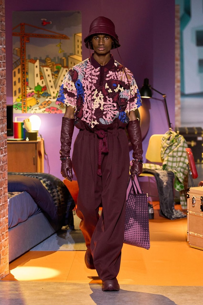 louis vuitton colm dillane fall winter menswear paris fashion week 