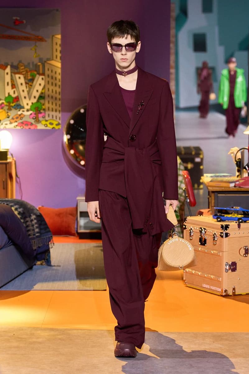 louis vuitton colm dillane fall winter menswear paris fashion week 