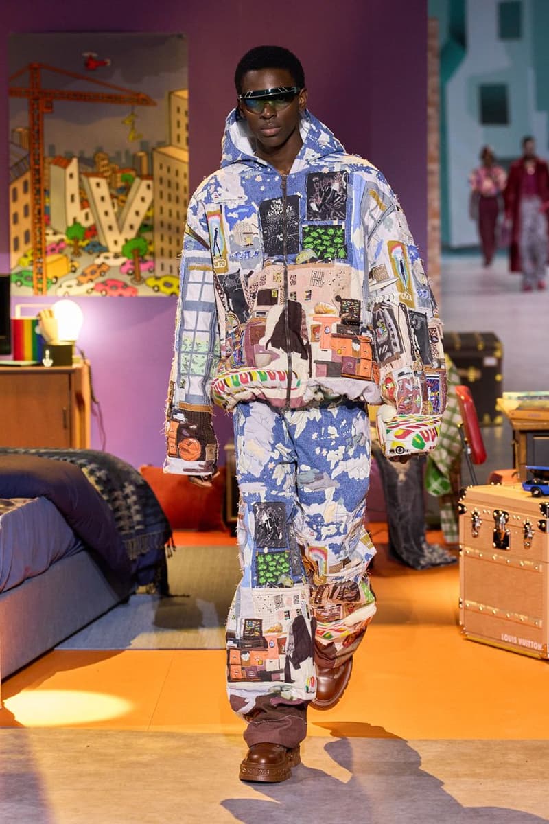 louis vuitton colm dillane fall winter menswear paris fashion week 