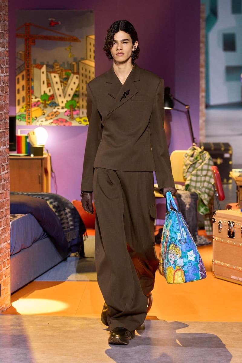 louis vuitton colm dillane fall winter menswear paris fashion week 