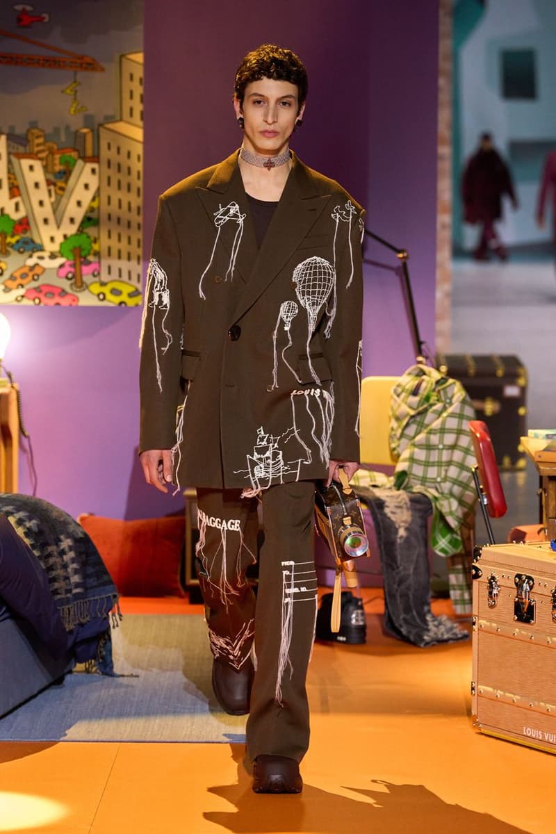 louis vuitton colm dillane fall winter menswear paris fashion week 