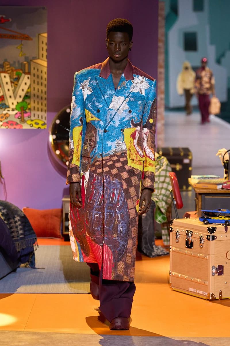 louis vuitton colm dillane fall winter menswear paris fashion week 