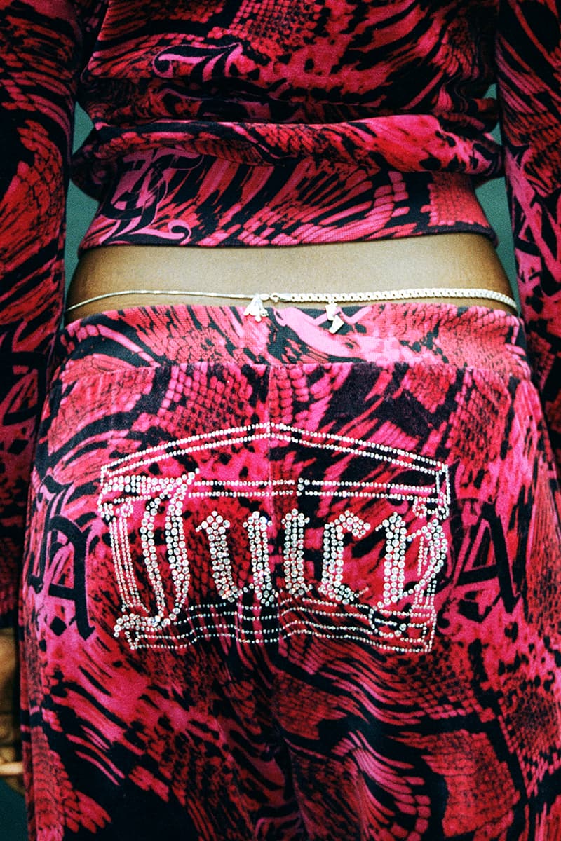 aries juicy couture rhinestone tracksuit collaboration